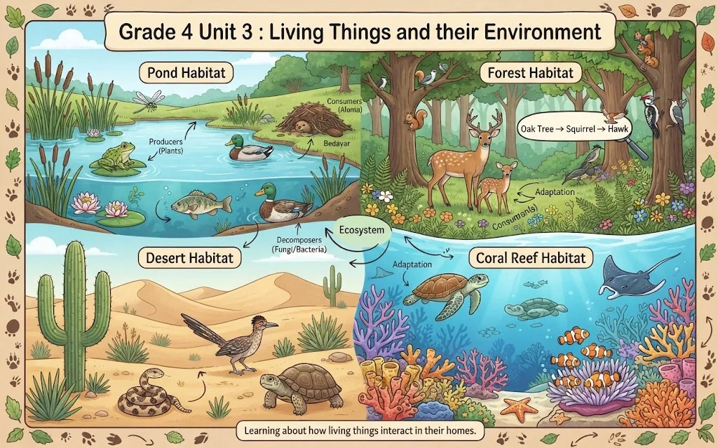Grade4 Unit3 : Living Things and their Environment